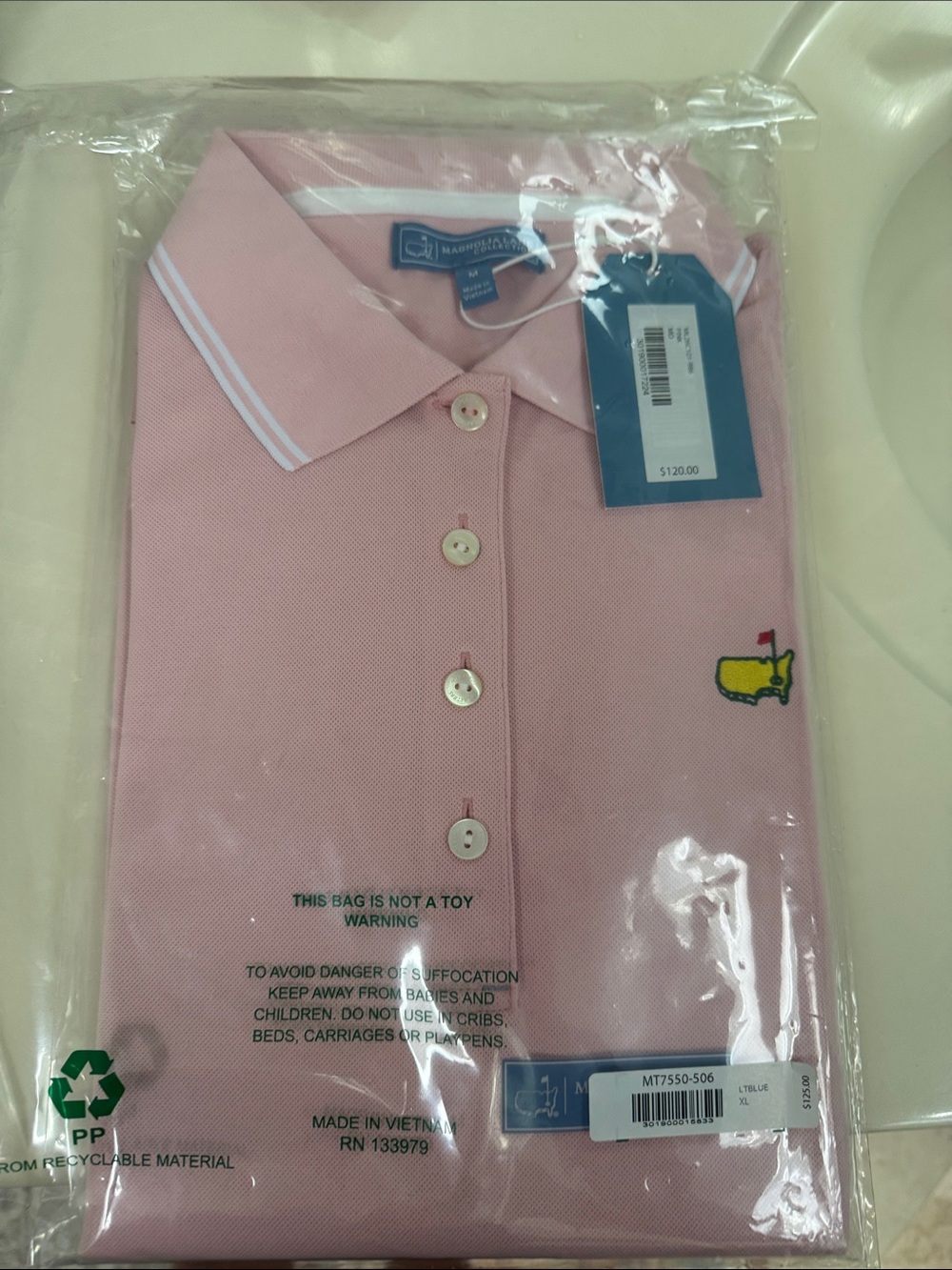 2026 Masters Polo Magnolia Lane Collection size M